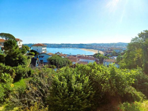 Villa familiale rénovée avec vue sur baie, 6 chambres, terrasse, et parking - FR-1-4-699